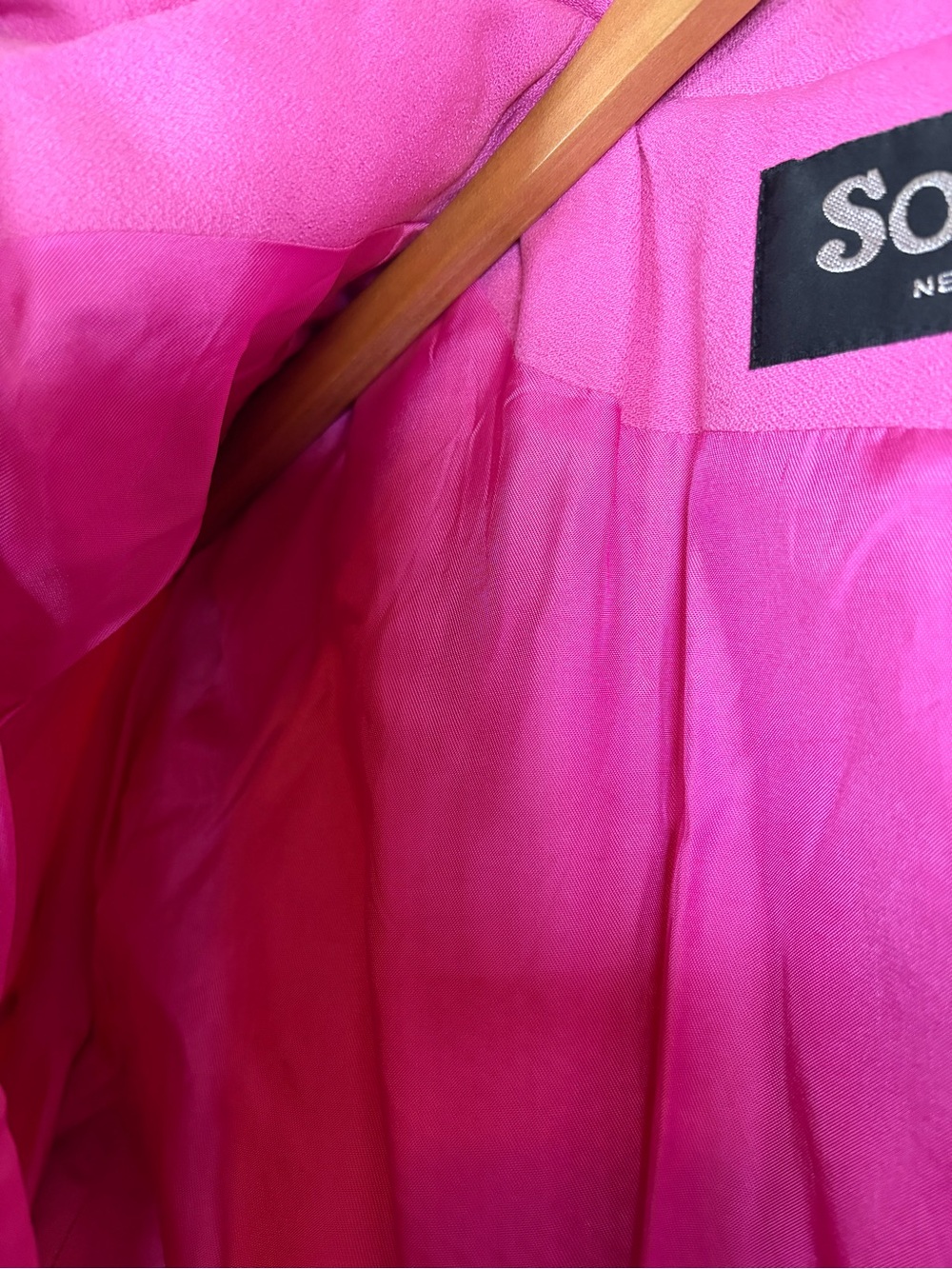 Vintage 80s Solini New York Pink Star Rhinestone Blazer Jacket Western Glam 14 - Picture 8 of 16